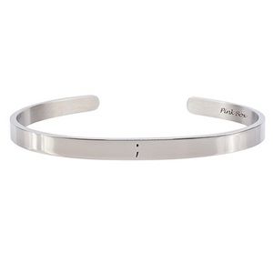Stainless Steel Semicolon Cuff